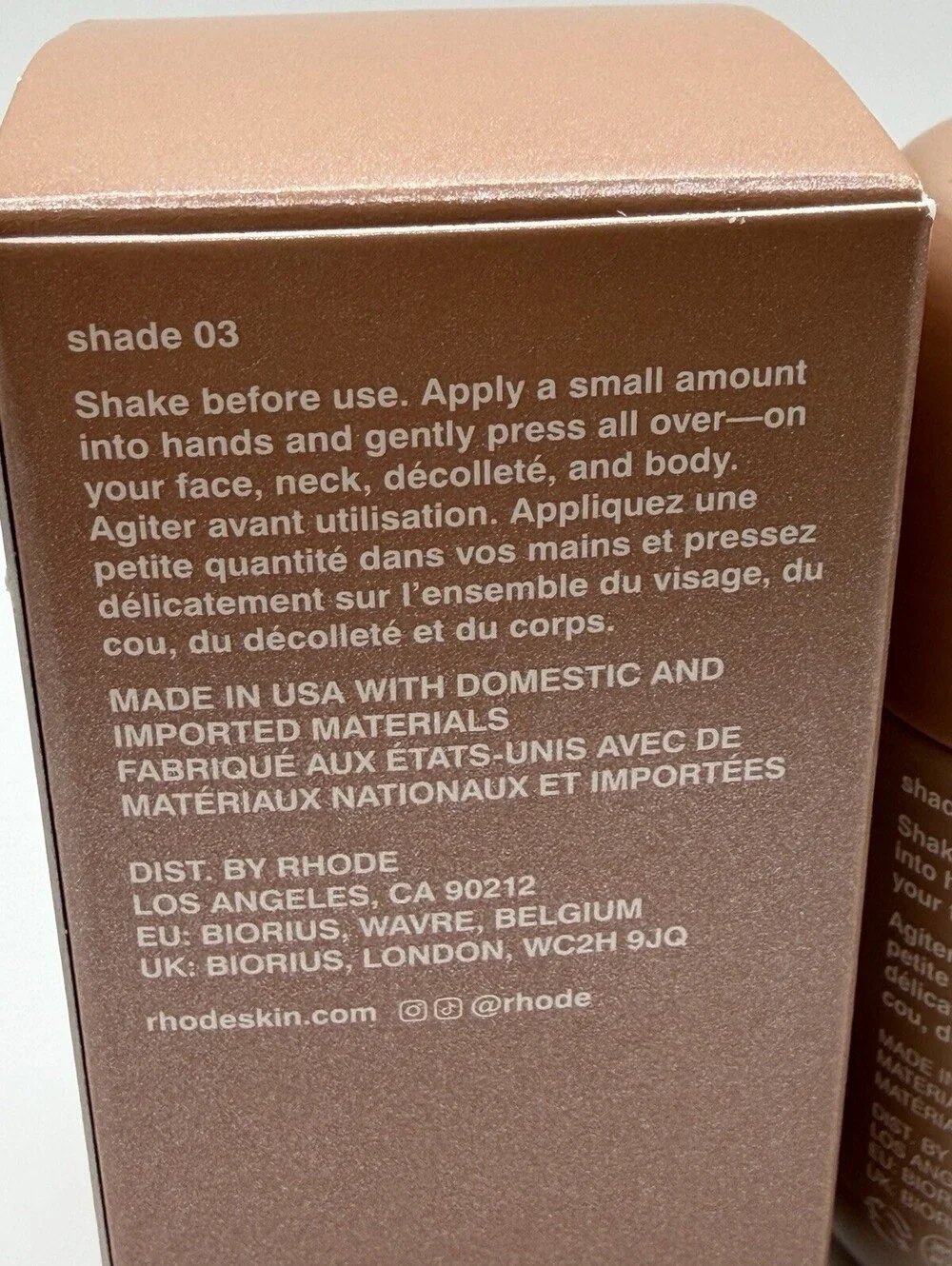 Rhode Highlight Milk Shade 03 65mL Multipurpose Luminizer Glow NEW IN BOX￼